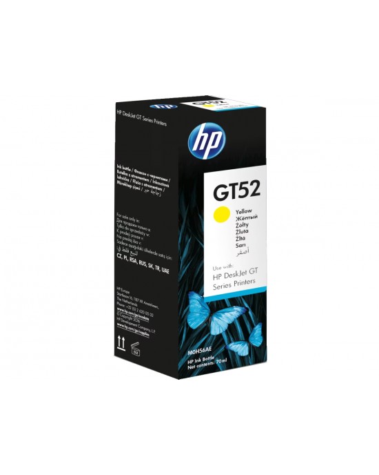HP GT52 70-ml Yellow Original Ink Bottle